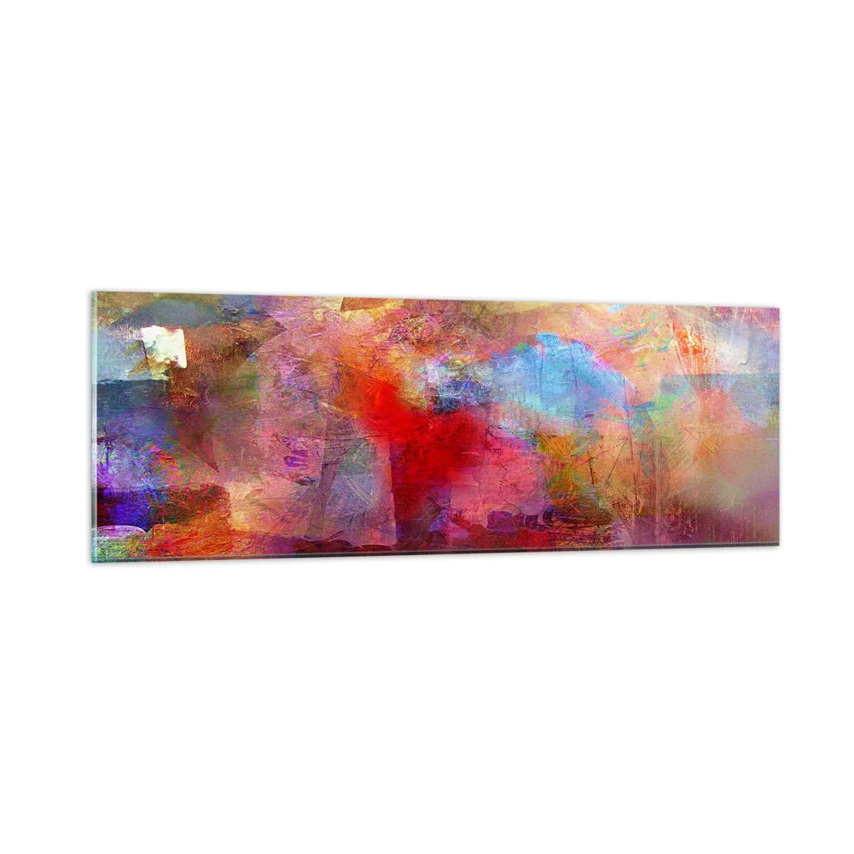 Cuadro sobre vidrio - Impresiones sobre Vidrio - Mira dentro del arco iris - 90x30 cm