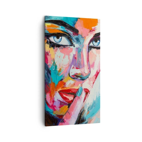 Cuadro sobre lienzo - Impresión de Imagen - Nuestro primer secreto - 45x80 cm