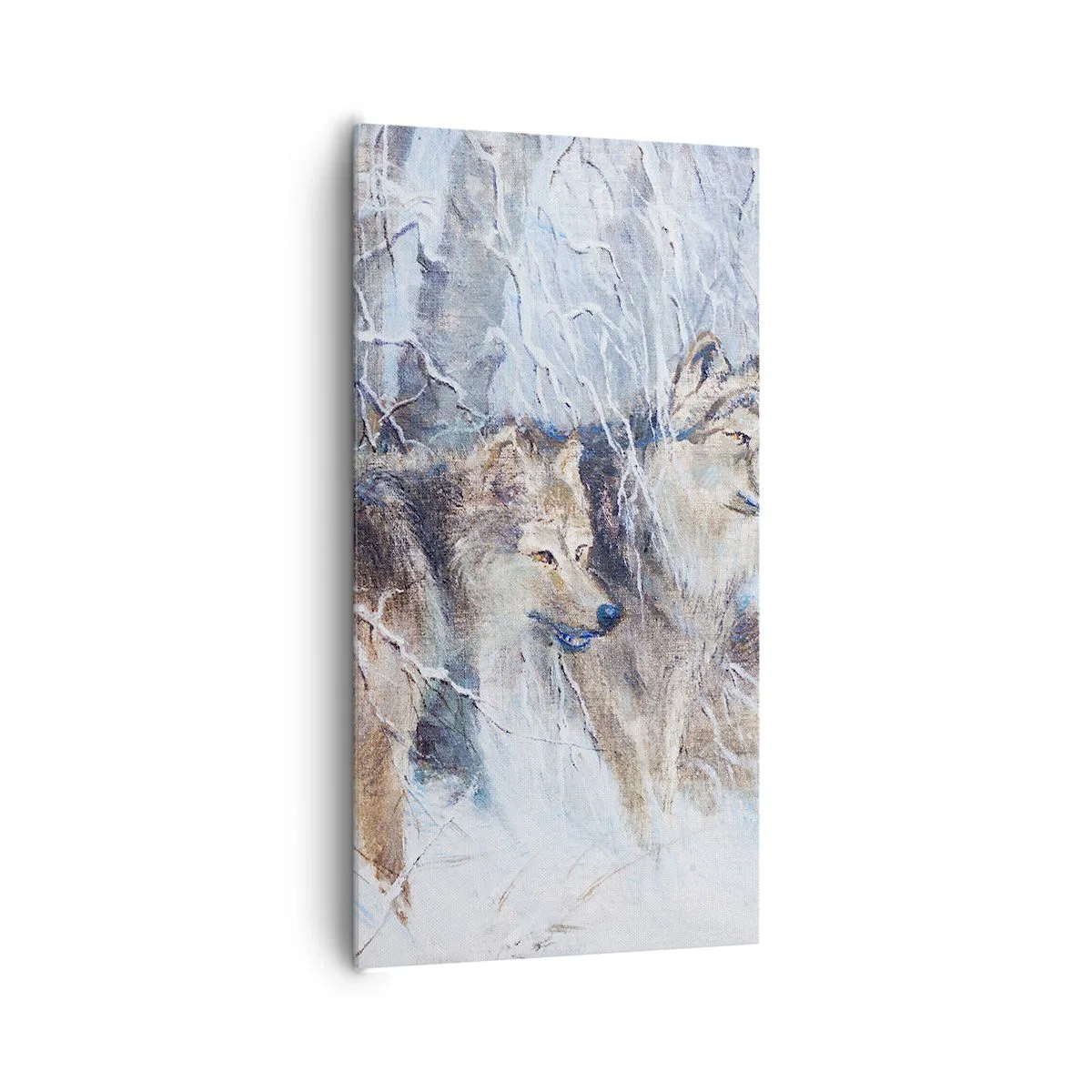 Cuadro sobre lienzo - Impresión de Imagen - ¡Cuidado! Aquí viene... - 65x120 cm