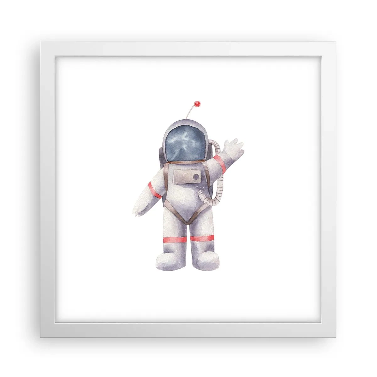 Póster en marco blanco - Esto es todo por ahora - 30x30 cm