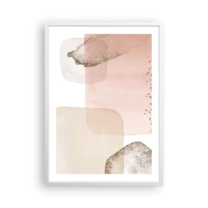 Póster en marco blanco - Una mirada a través del color - 50x70 cm