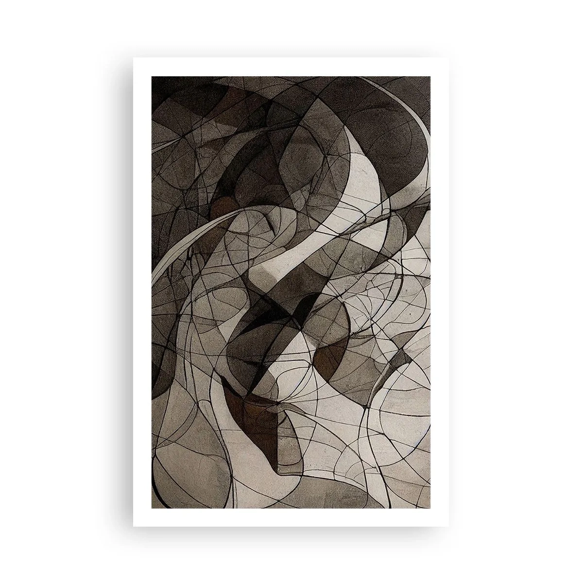 Póster - Circulación en colores tierra - 61x91 cm