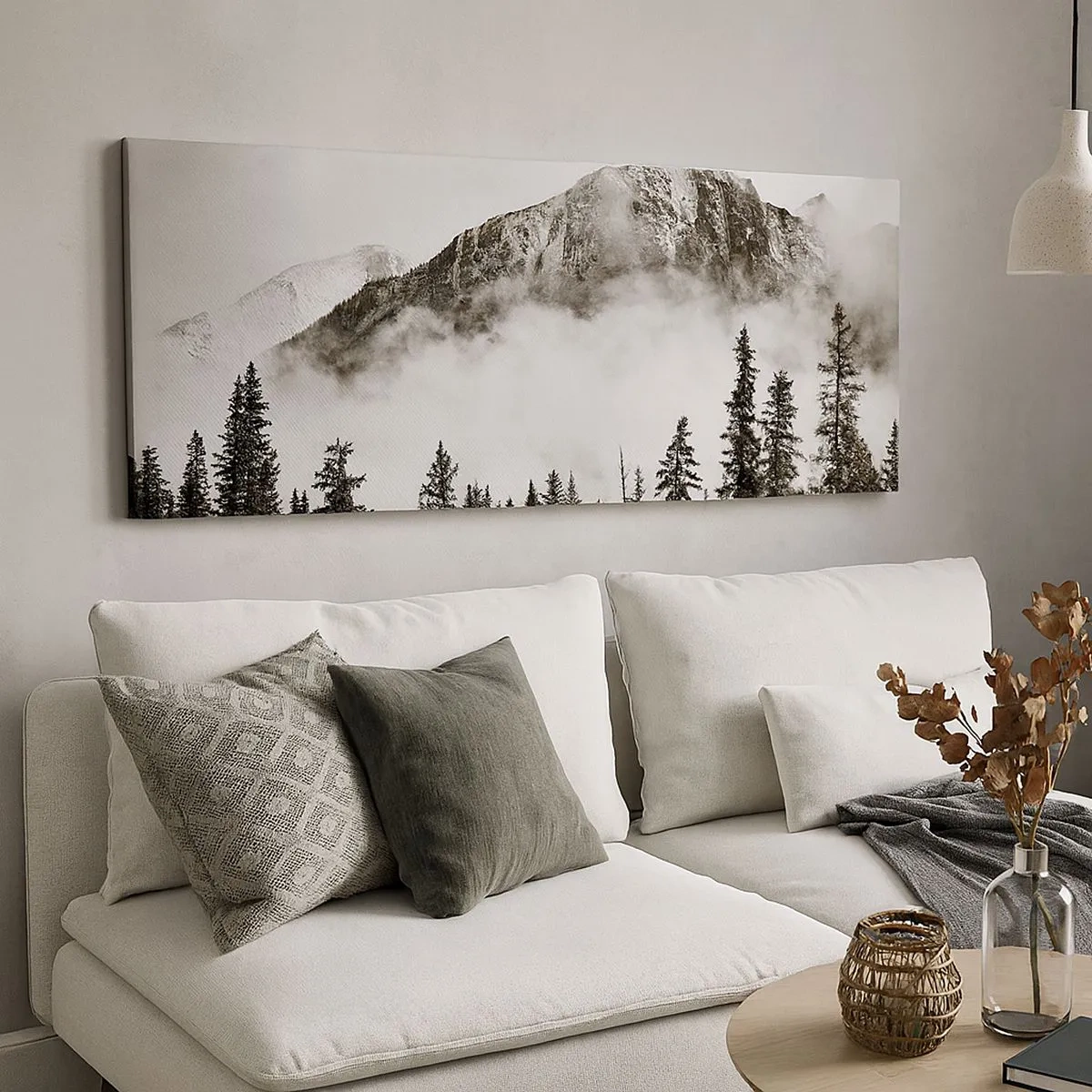 Cuadro sobre lienzo - Impresión de Imagen - Gobernante de granito - 100x40 cm