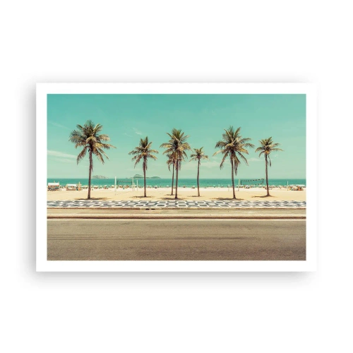 Póster - En la playa - 91x61 cm