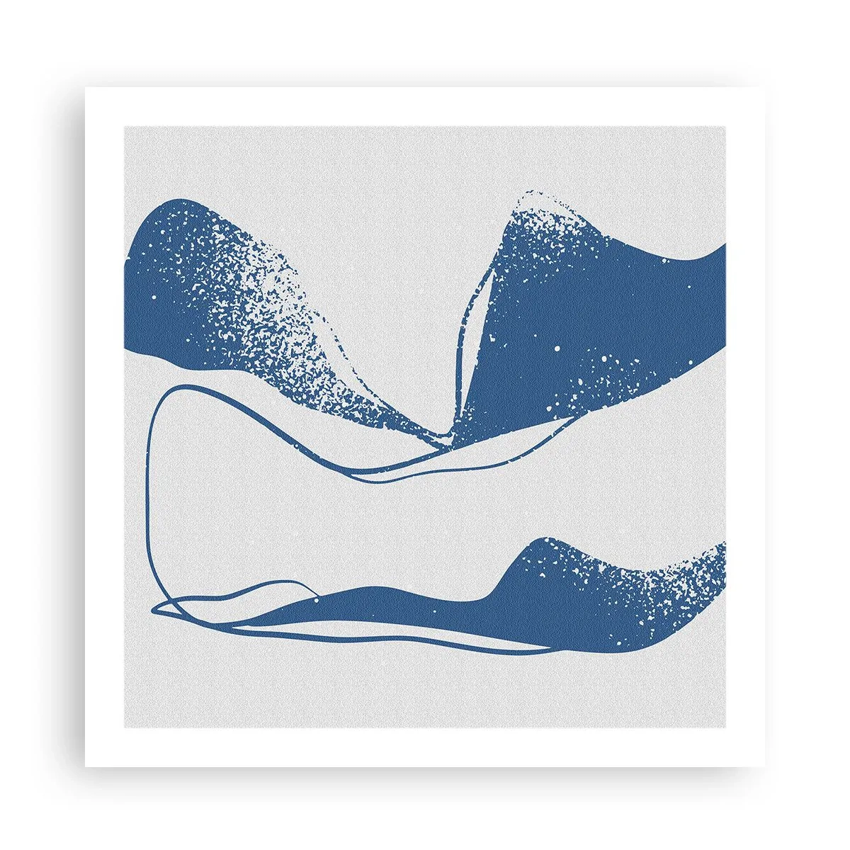 Póster - Abstracción con alas - 60x60 cm