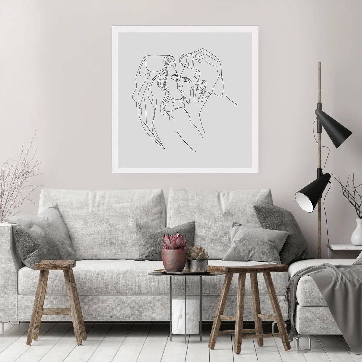 Póster - Alineados - 60x60 cm