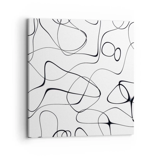 Cuadro sobre lienzo - Impresión de Imagen - Los caminos de la vida, las vicisitudes del destino - 70x70 cm