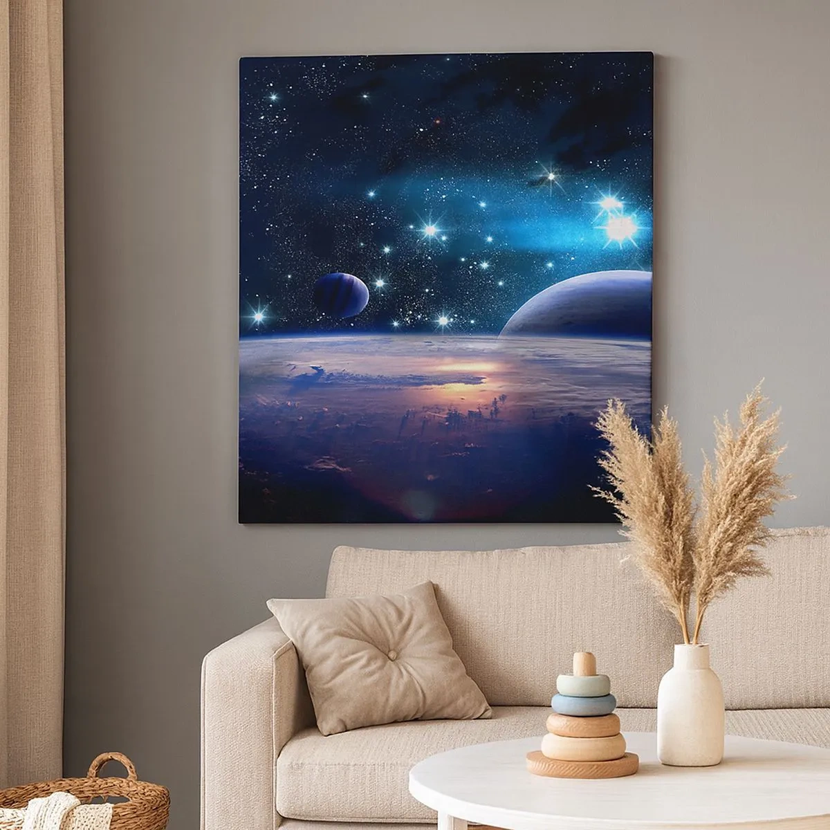 Cuadro sobre lienzo - Impresión de Imagen - ¿Sigues solo? - 30x30 cm