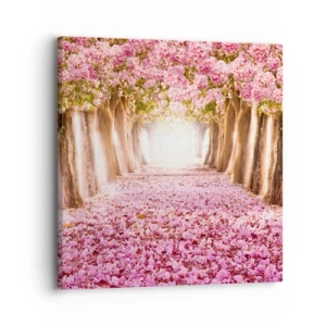 Cuadro sobre lienzo - Impresión de Imagen - El camino al paraíso - 30x30 cm
