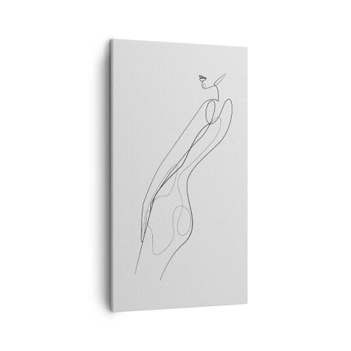 Cuadro sobre lienzo - Impresión de Imagen - Apenas una promesa - 45x80 cm