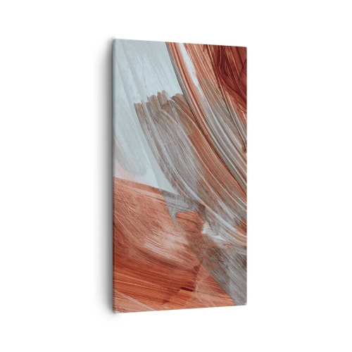 Cuadro sobre lienzo - Impresión de Imagen - Abstracción otoñal y ventosa - 55x100 cm
