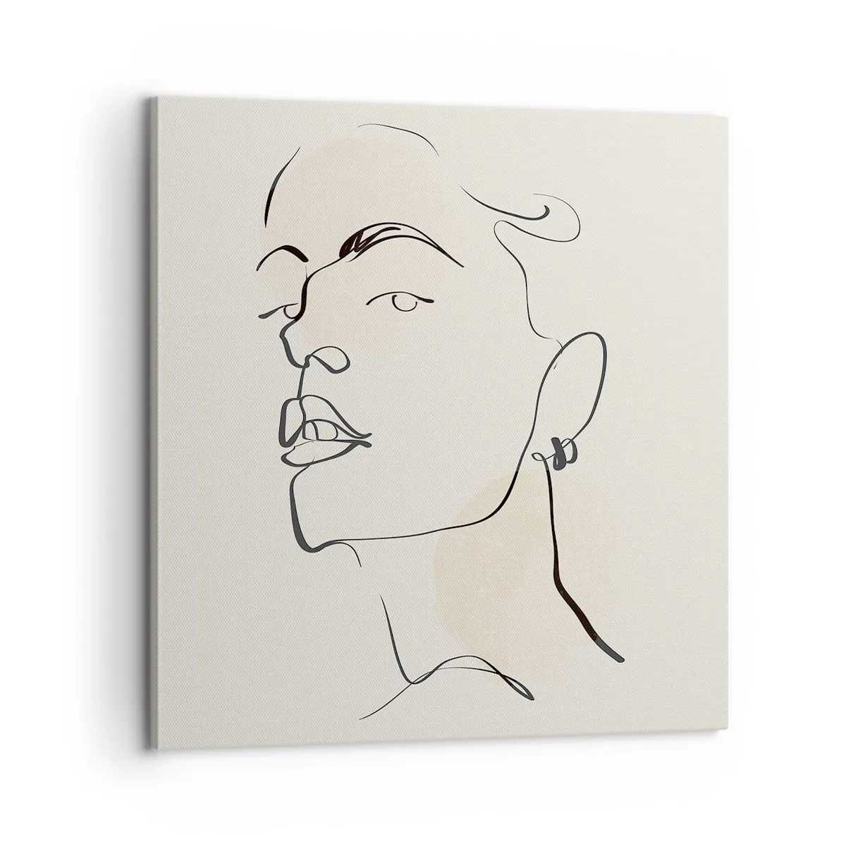 Cuadro sobre lienzo - Impresión de Imagen - Una mirada orgullosa - 60x60 cm