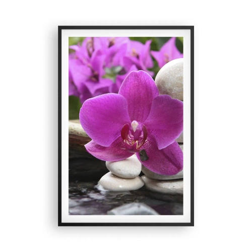 Póster en marco negro - Ya estás descansando - 61x91 cm