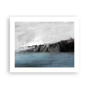 Póster - Agua - tierra: un choque de elementos - 50x40 cm