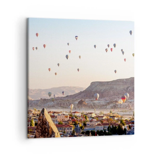 Cuadro sobre lienzo - Impresión de Imagen - Surcando los cielos - 50x50 cm