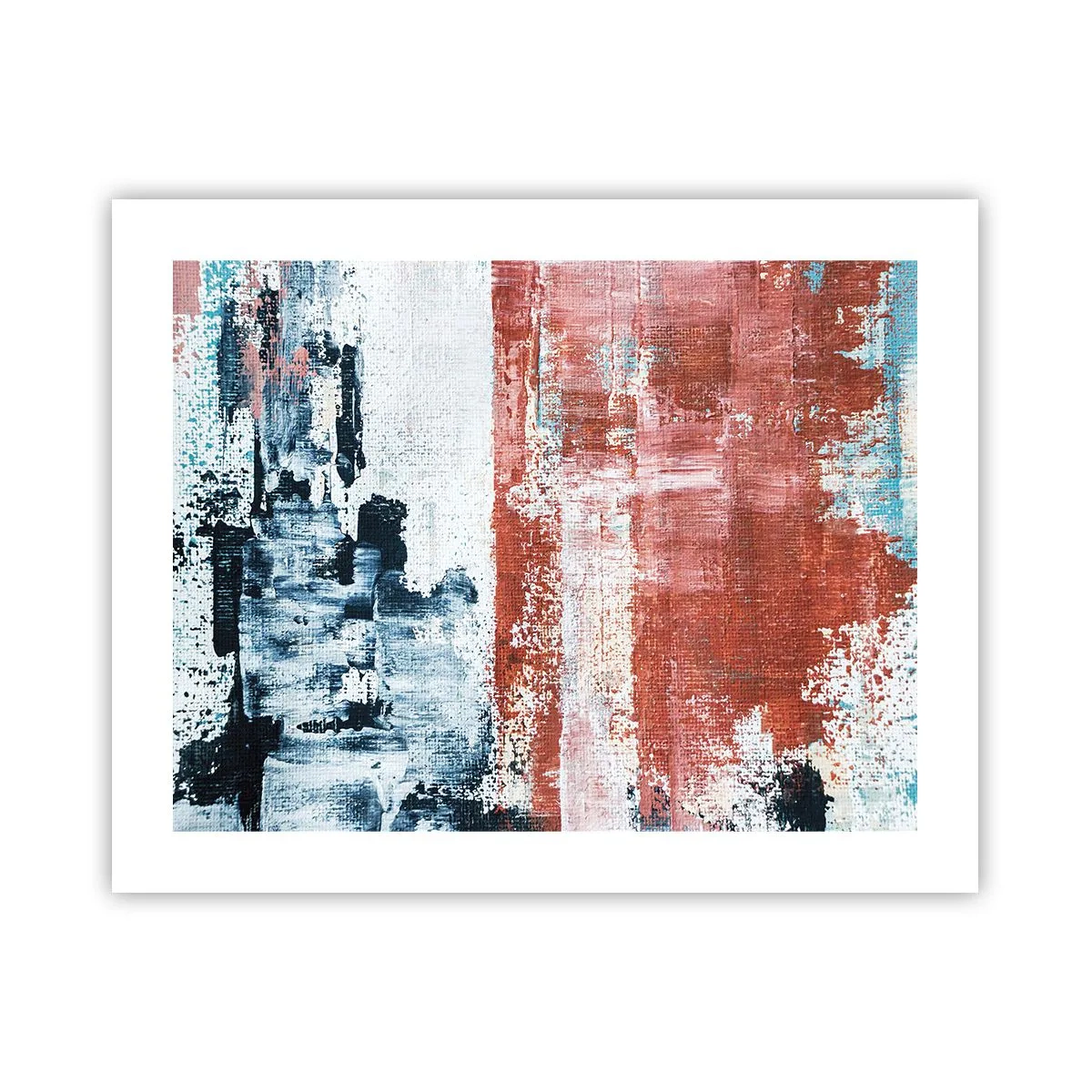 Póster - Mitad abstracción, mitad abstracción - 50x40 cm