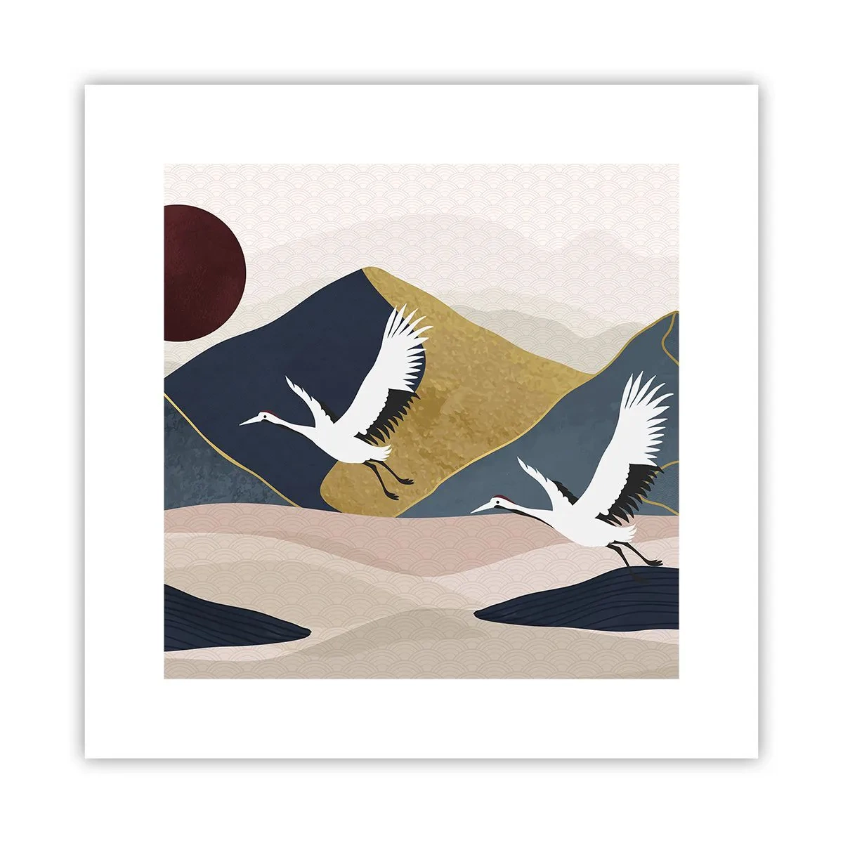 Póster - Y el día ha vuelto a pasar volando - 30x30 cm