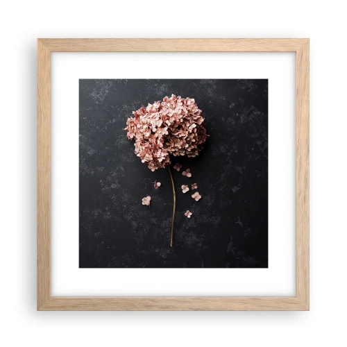 Póster en marco roble claro - Un signo verdaderamente romántico - 30x30 cm