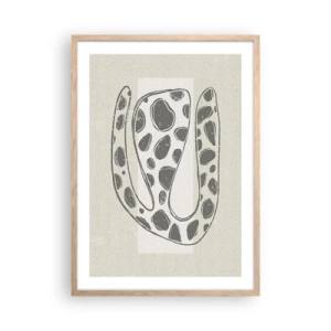 Póster en marco roble claro - Una criatura extraña - 50x70 cm