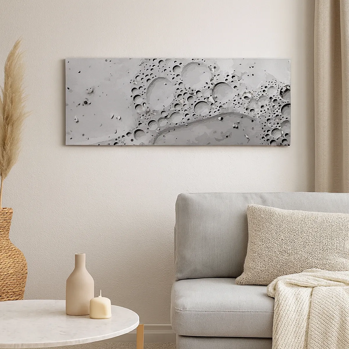 Cuadro sobre lienzo - Impresión de Imagen - Rastro espumoso - 30x30 cm