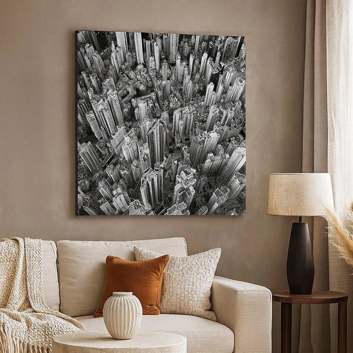 Cuadro sobre lienzo - Impresión de Imagen - Cada vez más alto - 30x30 cm