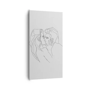 Cuadro sobre lienzo - Impresión de Imagen - Alineados - 65x120 cm