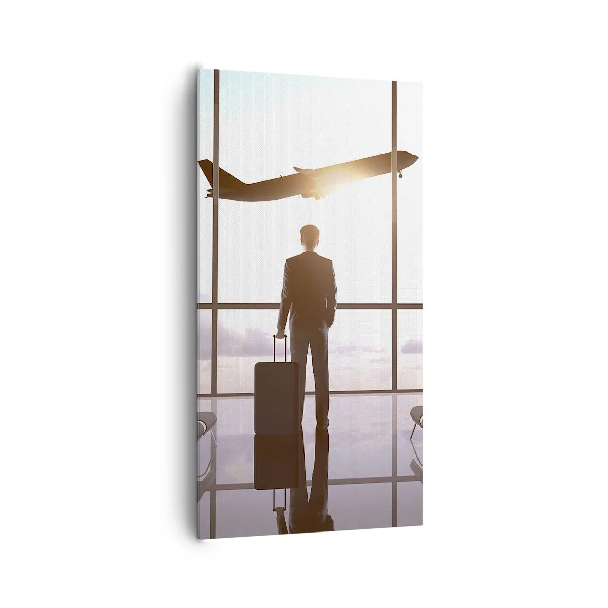 Cuadro sobre lienzo - Impresión de Imagen - Tienes tiempo, tranquilo - 65x120 cm