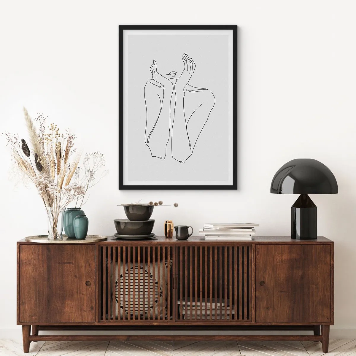 Póster en marco negro - Con qué sueñan las mujeres - 61x91 cm