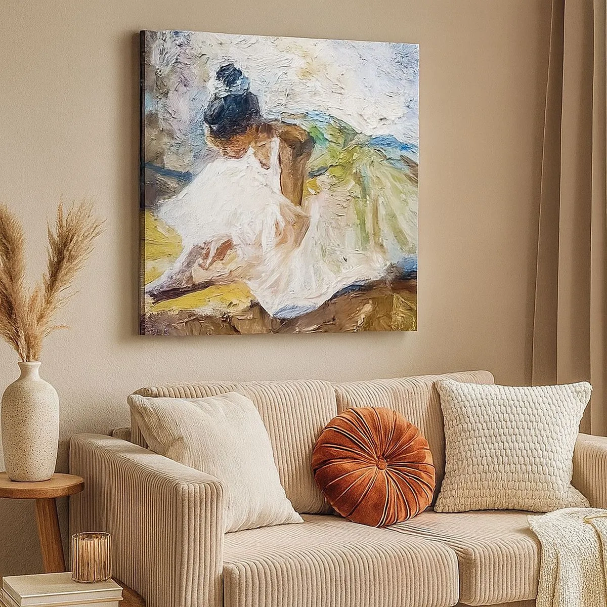 Cuadro sobre lienzo - Impresión de Imagen - De un cuadro de Degas - 30x30 cm