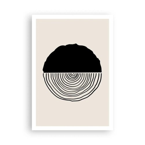 Póster - Mitad y mitad - 70x100 cm