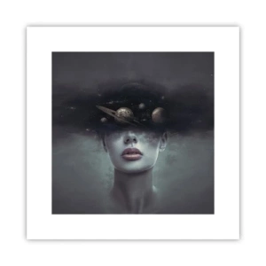 Póster - Y los planetas sienten... - 30x30 cm