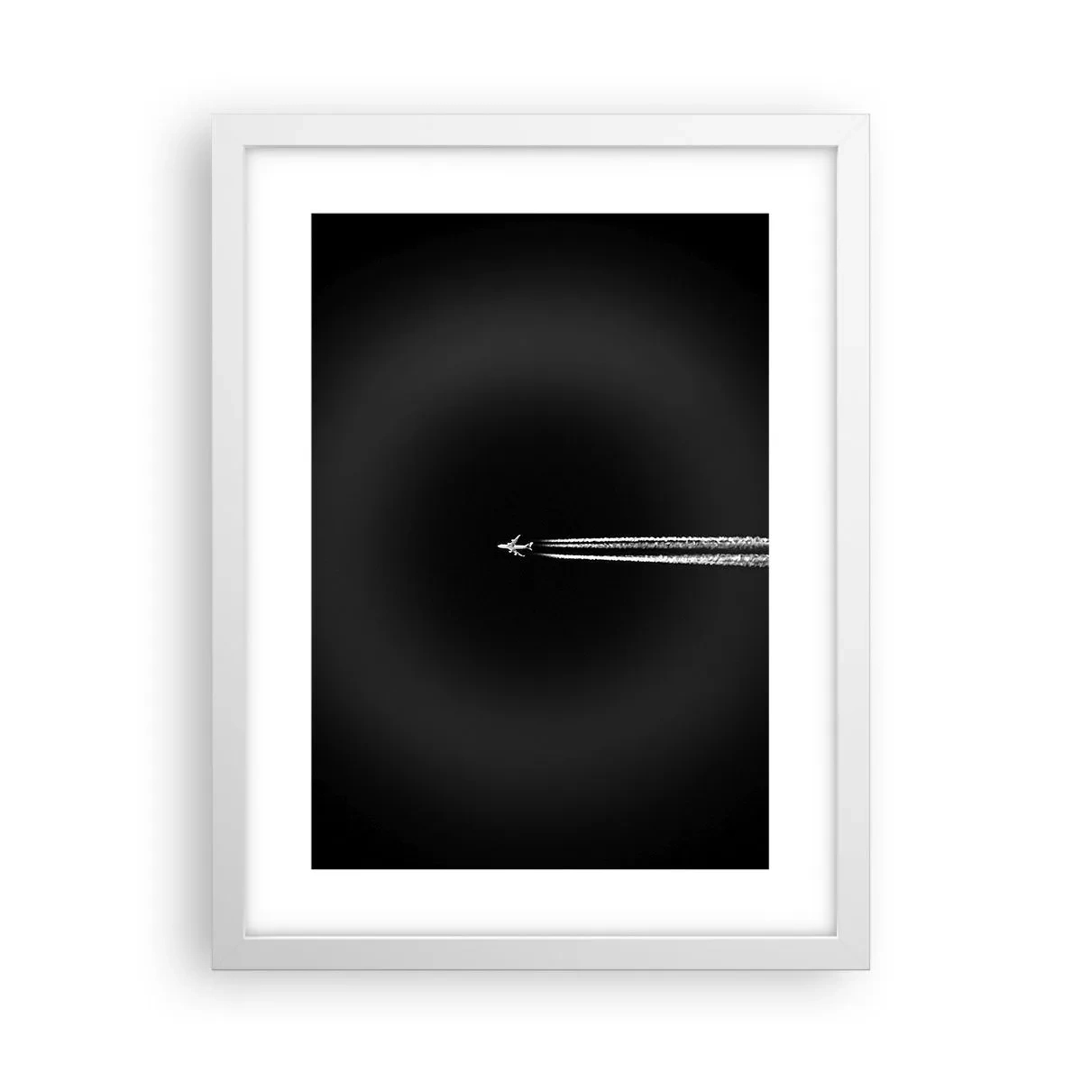 Póster en marco blanco - En otra dimensión - 30x40 cm