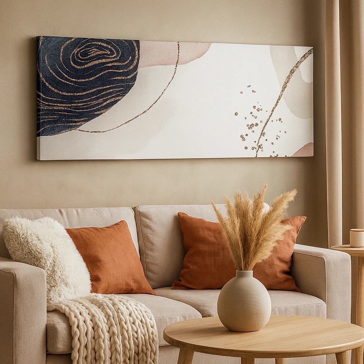 Cuadro sobre lienzo - Impresión de Imagen - Todo fluye - 30x30 cm