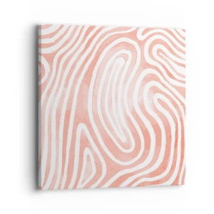 Cuadro sobre lienzo - Impresión de Imagen - En un laberinto de coral - 40x40 cm