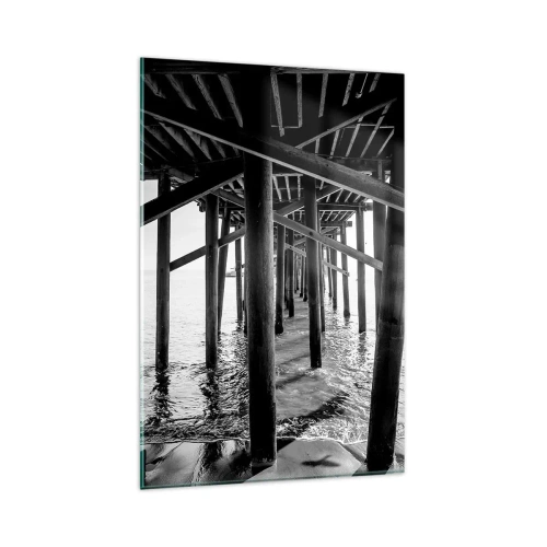 Cuadro sobre vidrio - Impresiones sobre Vidrio - Escondite en la playa - 80x120 cm