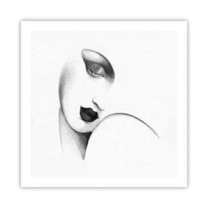Póster - Pensativa - 60x60 cm