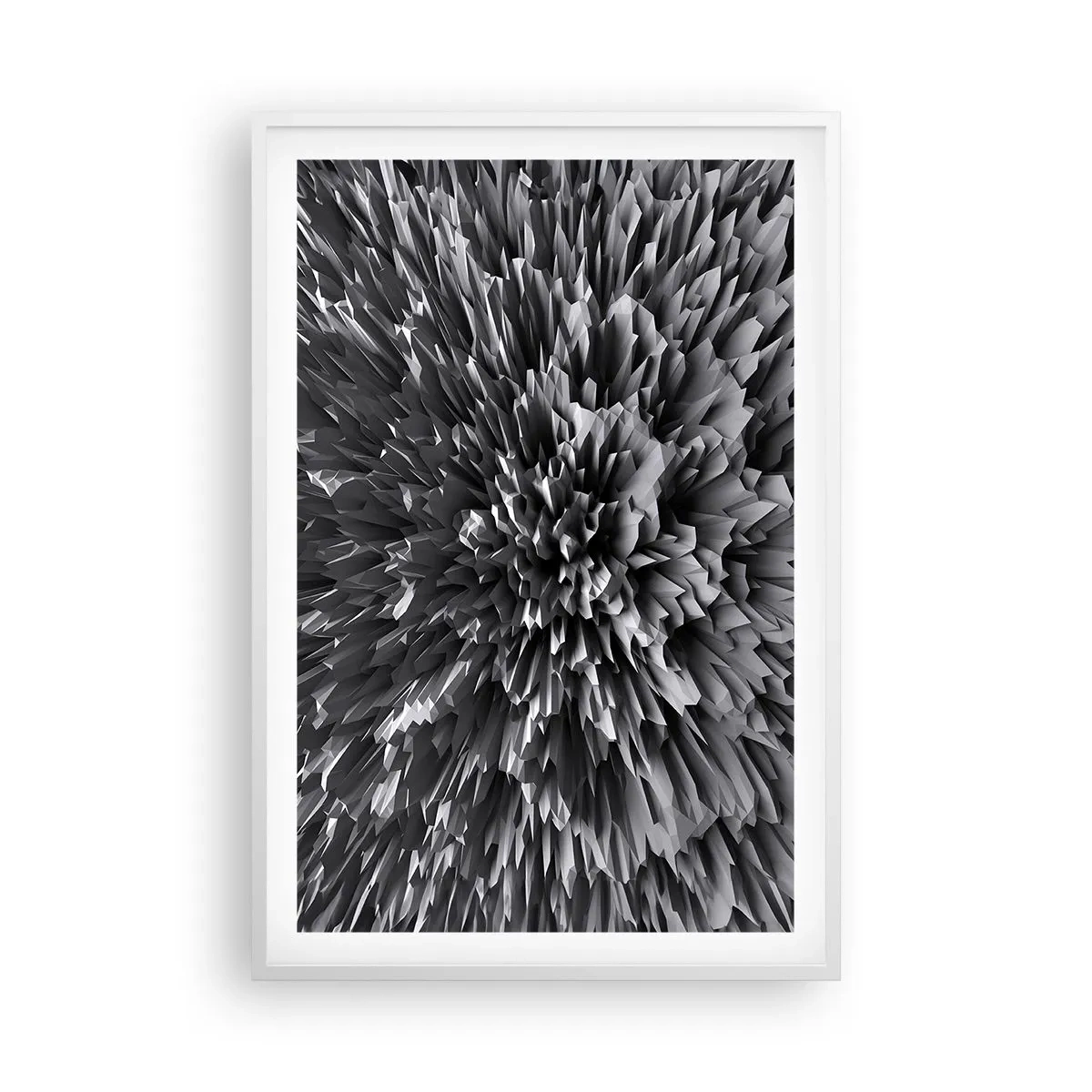 Póster en marco blanco - No puede ser más afilado - 61x91 cm