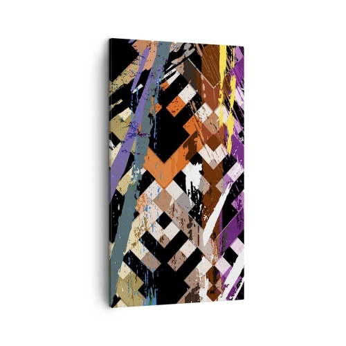 Cuadro sobre lienzo - Impresión de Imagen - Elevado al cuadrado - 45x80 cm