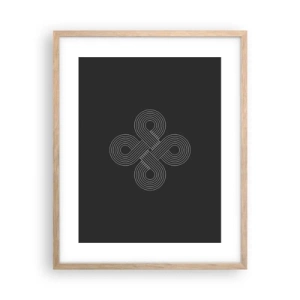 Póster en marco roble claro - El espíritu celta - 40x50 cm