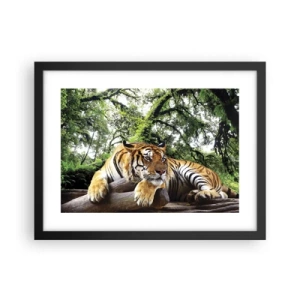 Póster en marco negro - Atentamente - 40x30 cm