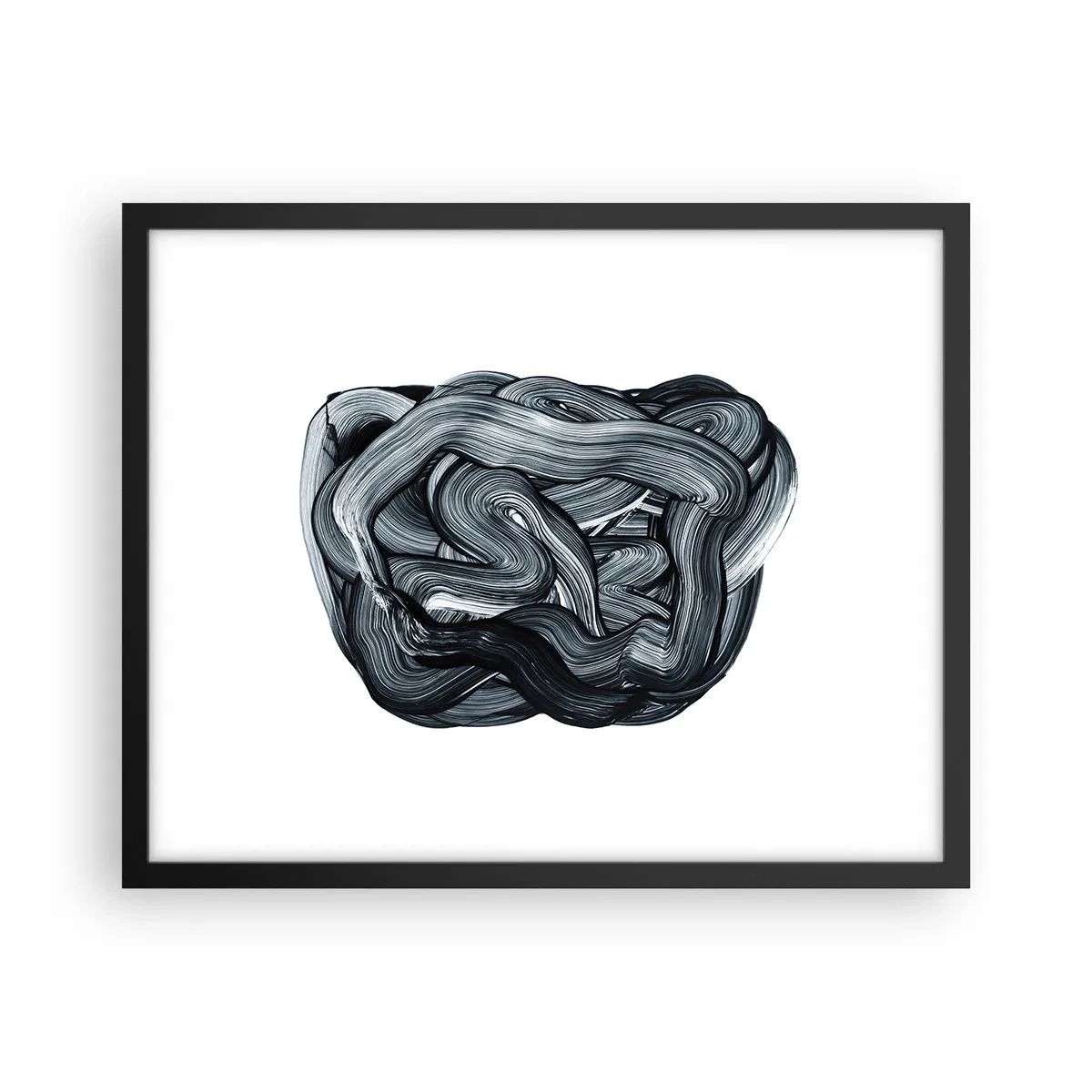 Póster en marco negro - No es tan sencillo - 50x40 cm
