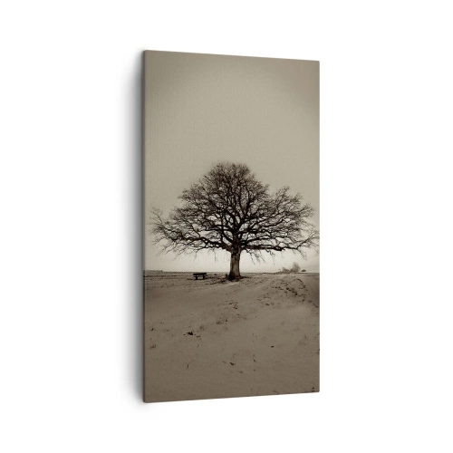 Cuadro sobre lienzo - Impresión de Imagen - De aquí a la eternidad - 45x80 cm