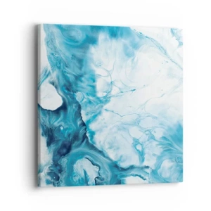 Cuadro sobre lienzo - Impresión de Imagen - Un concierto azul - 40x40 cm