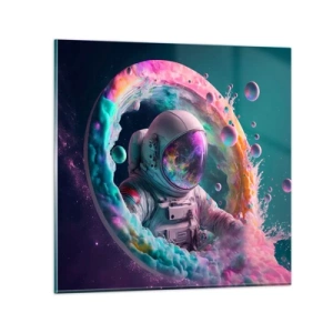 Cuadro sobre vidrio - Impresiones sobre Vidrio - Puerta estelar - 50x50 cm