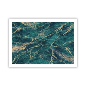 Póster - Riachuelos de oro - 70x50 cm