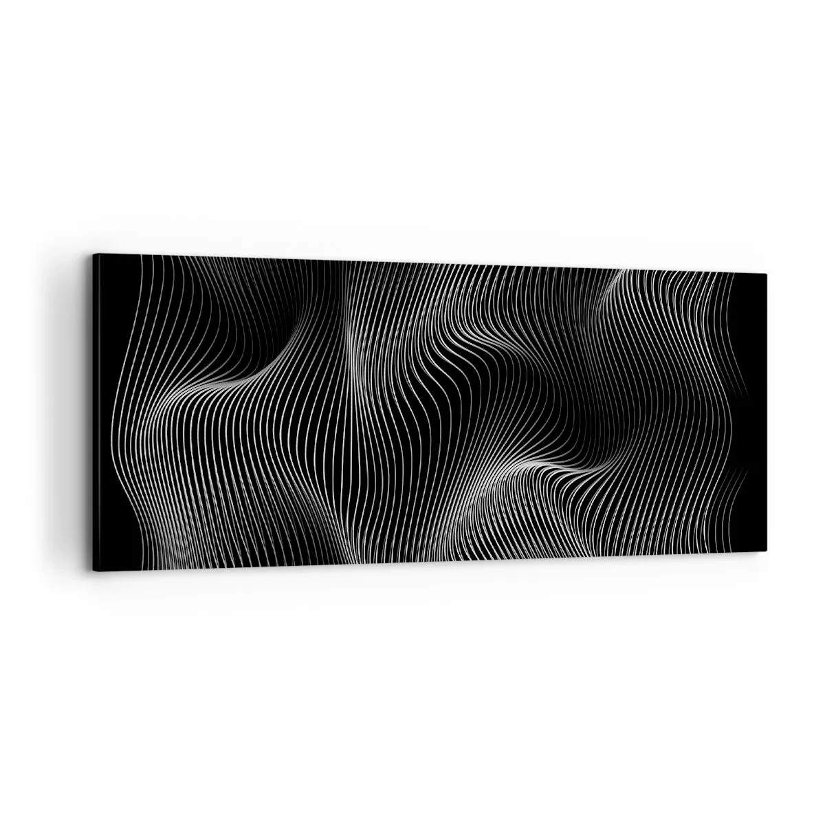 Cuadro sobre lienzo - Impresión de Imagen - La danza de la luz en el espacio - 100x40 cm