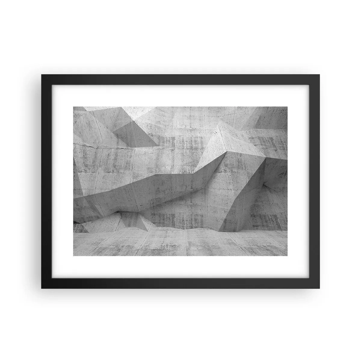 Póster en marco negro - Un verdadero desafío - 40x30 cm