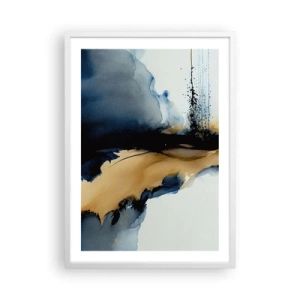 Póster en marco blanco - Tras el telón - 50x70 cm