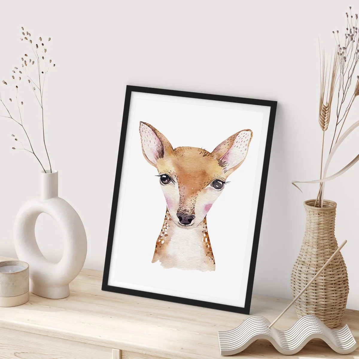 Póster en marco negro - La naturaleza de la inocencia - 30x40 cm