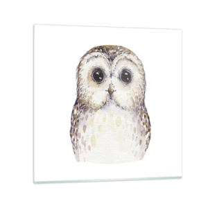 Cuadro sobre vidrio - Impresiones sobre Vidrio - Mírame a los ojos - 30x30 cm